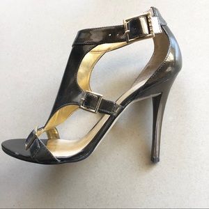 NEW olive metallic heels!